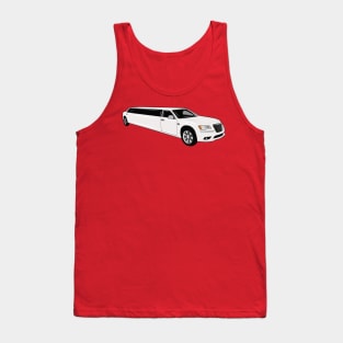 Limousine cartoon illustration Tank Top